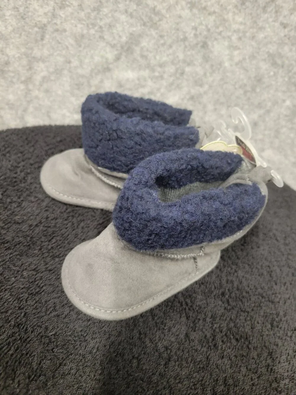 First Steps infant boots size 3 6/9 months Gray new with tags